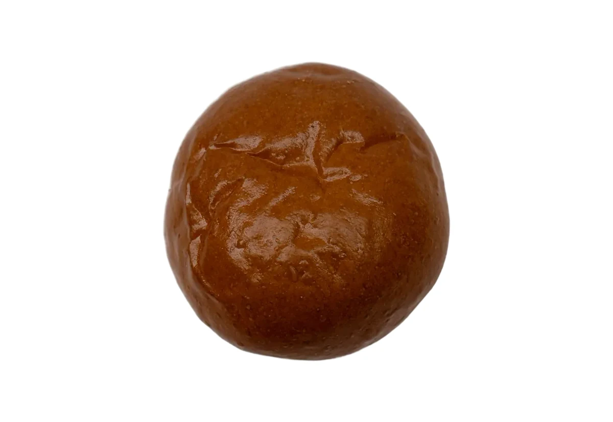 Pain buns vu du dessus, dôme brillant