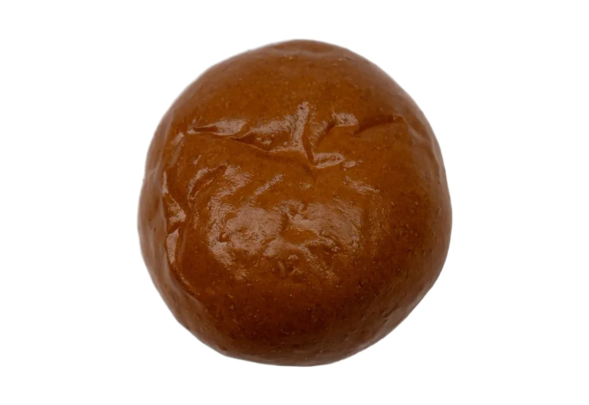 Pain buns vu du dessus