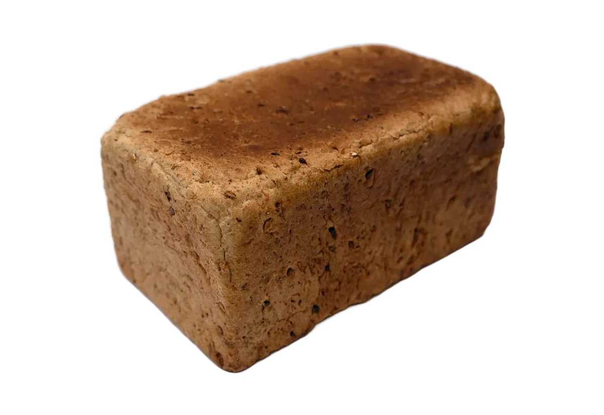 Pain de mie entier, vue trois-quarts
